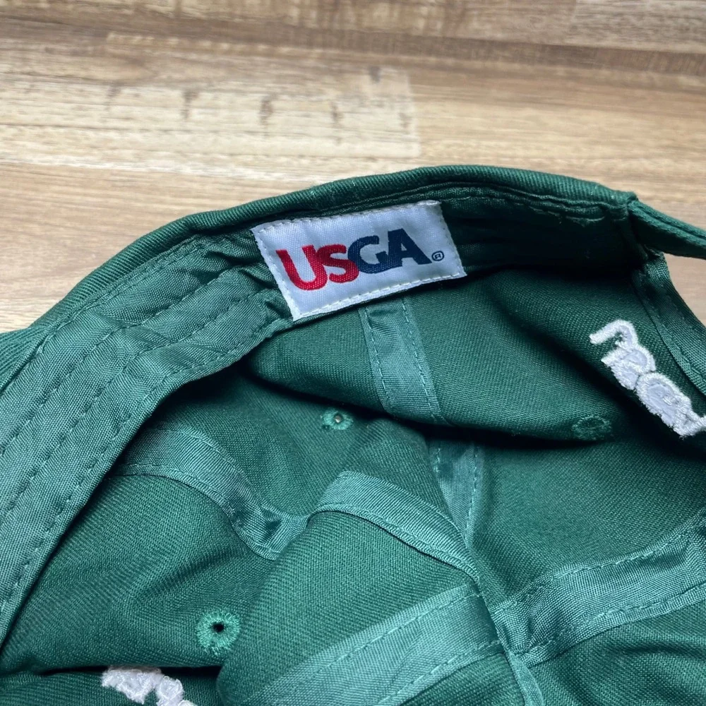 Shinnecock‎ Hills Golf Hat USGA Member Green Baseball Cap 2018 U.S. Open EUC